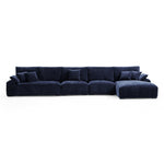 Empress Linen 5 Seater Convertible Sofa