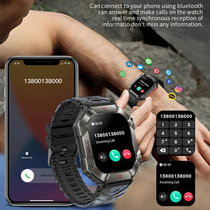 Rugged Military Smart Watch