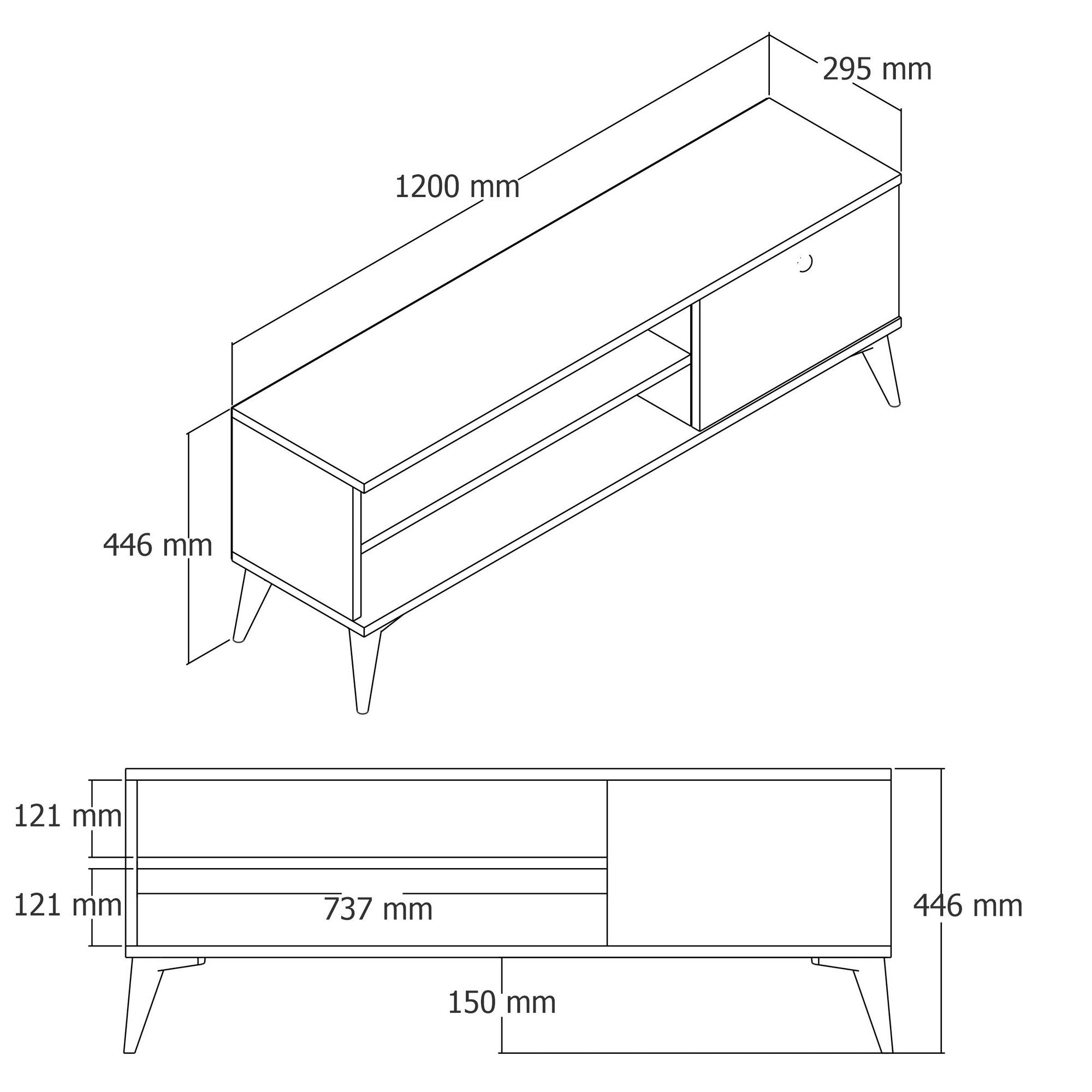 TV Stand Retro1560