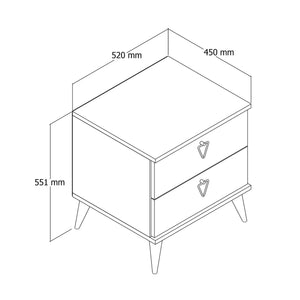 Nightstand Versa-Ce 3632 Oak