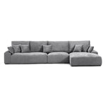 Empress Linen 5 Seater Convertible Sofa