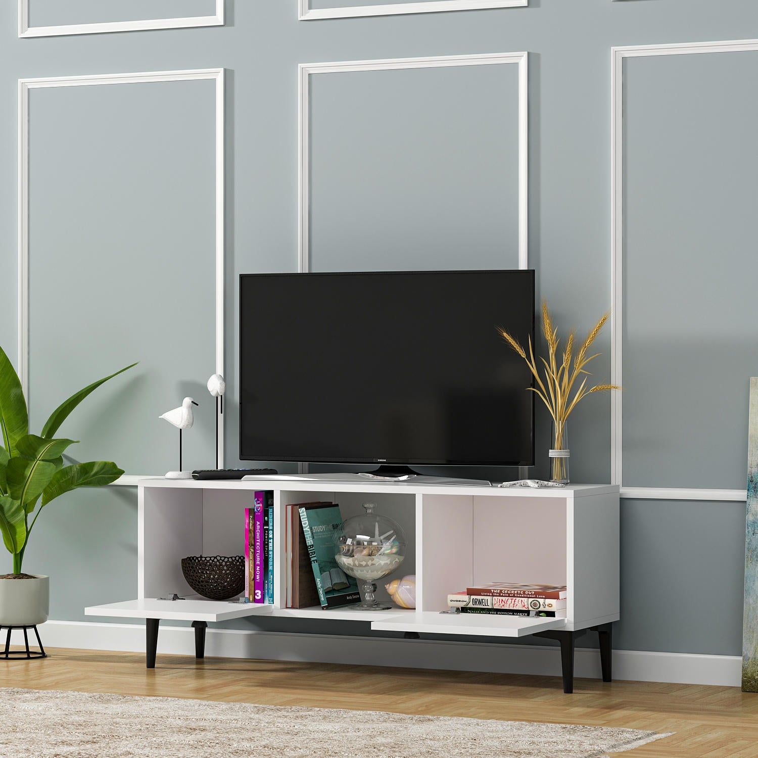 TV Stand Parion - White