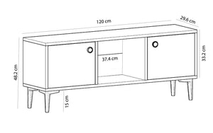 TV Stand Parion - White