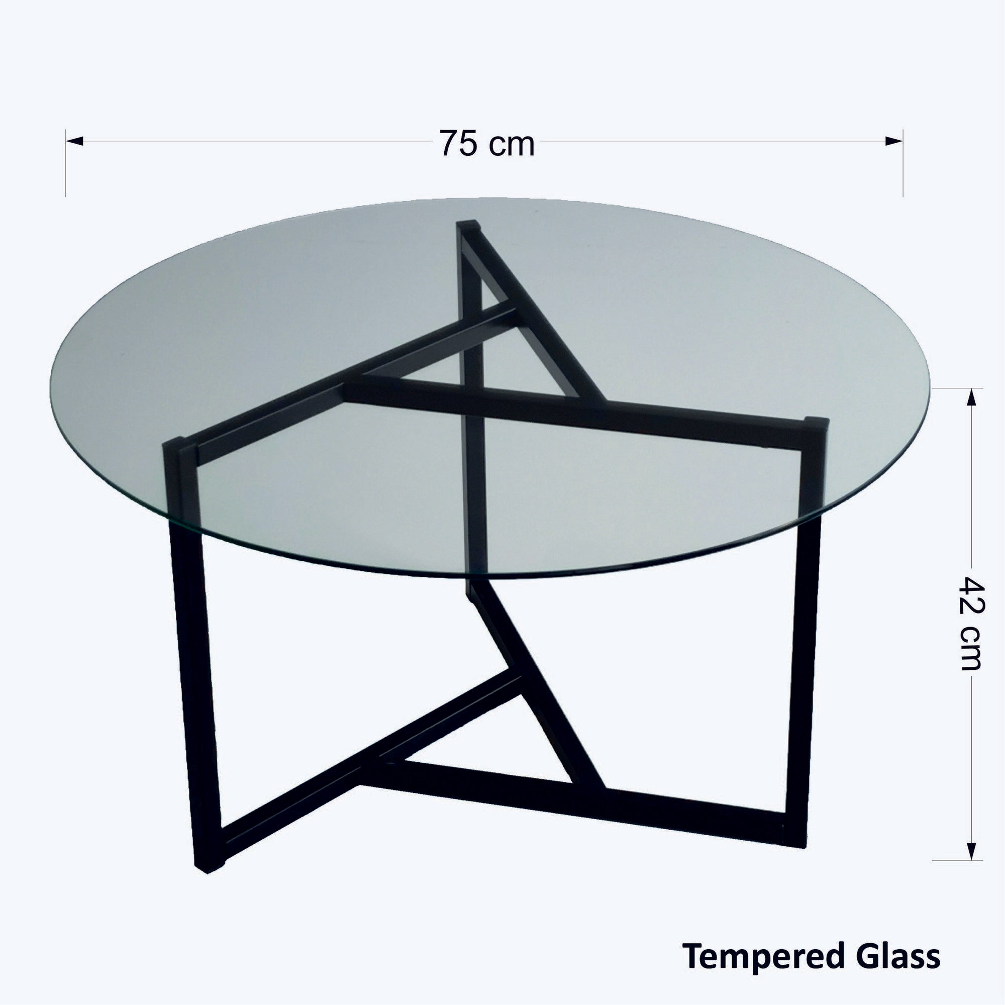 Coffee Table Trio sehpa / şeffaf temperli cam S402