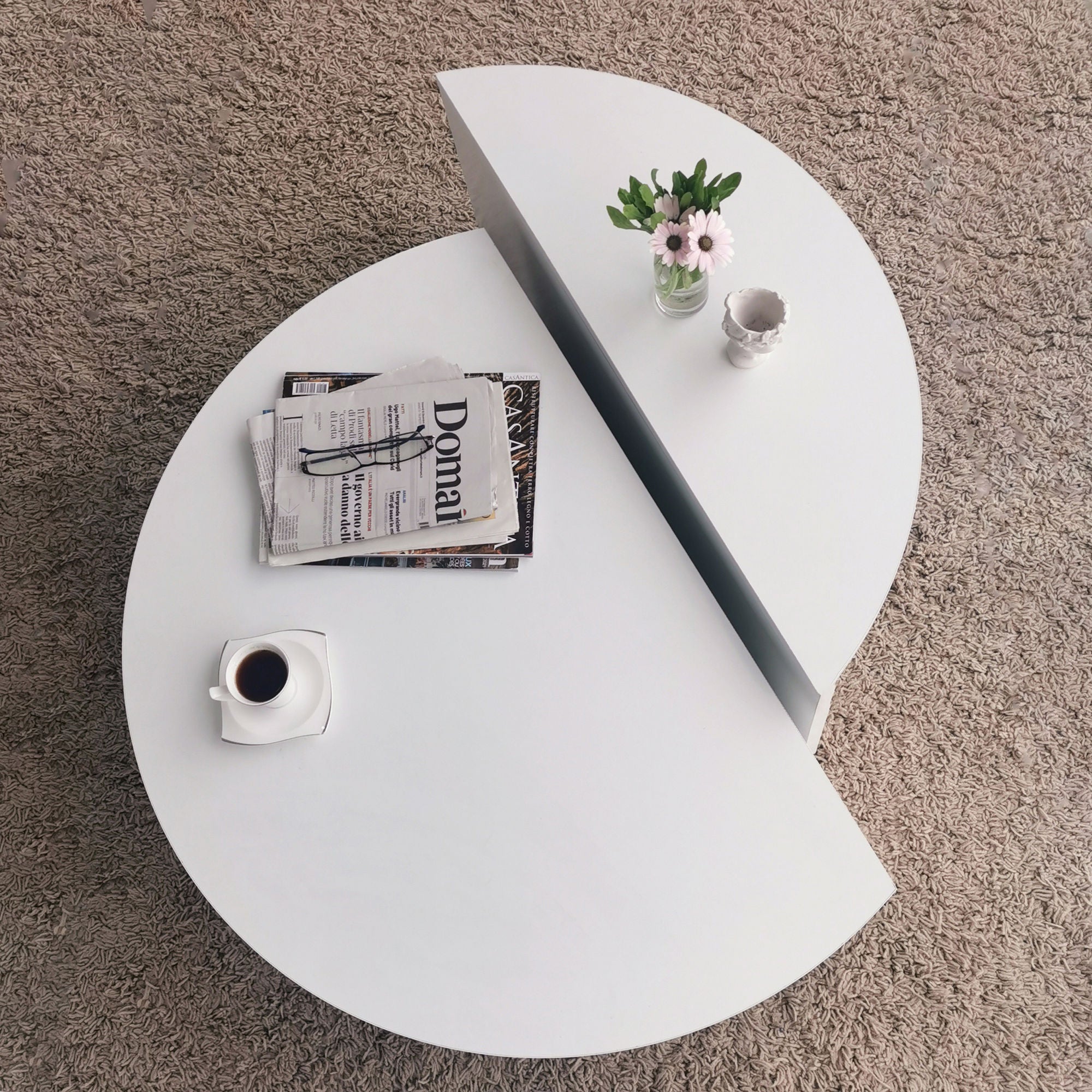 Coffee Table Podium - White