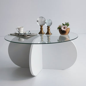 Coffee Table Bubble - White