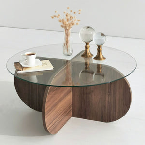 Coffee Table Bubble - Walnut