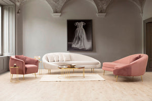 Eses Left - Pink Moon Sofa