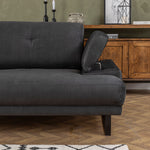 Mustang - Anthracite 3 seater sofa bed