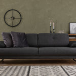 Mustang - Anthracite 3 seater sofa bed