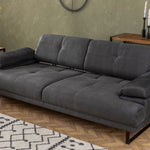 Mustang - Anthracite 3 seater sofa bed