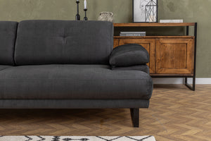 Mustang - Anthracite 3 seater sofa bed