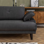 Mustang - Anthracite 3 seater sofa bed