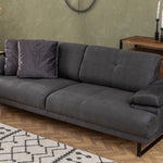 Mustang - Anthracite 3 seater sofa bed