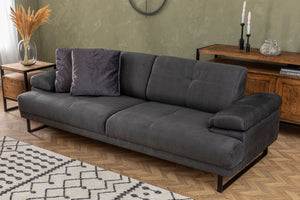 Mustang - Anthracite 3 seater sofa bed