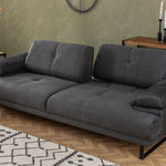 Mustang - Anthracite 3 seater sofa bed