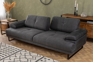 Mustang - Anthracite 3 seater sofa bed