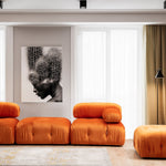 Bubble Pouffe - Orange