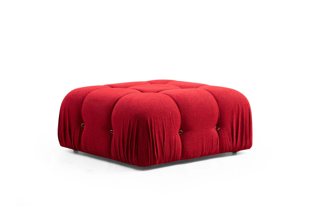 Bubble Pouffe - Red