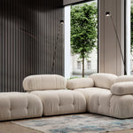 Bubble 3 seater - Cream Bouclette