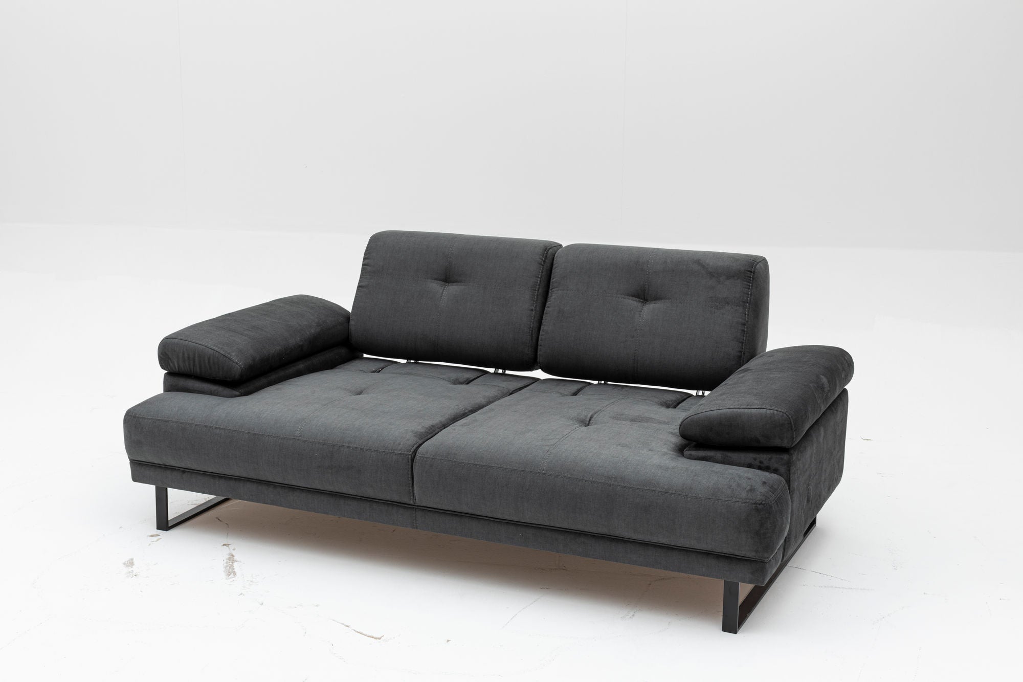 Mustang - Anthracite 2 seater sofa bed