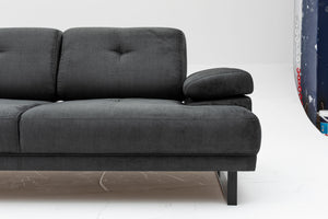 Mustang - Anthracite 2 seater sofa bed