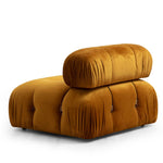 Bubble Corner ( L1-O1-1R -Puf) - Mustard Velvet