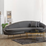 Eses - Dark Grey moon sofa