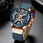 Curren Mens Watch with Chronograph with Box