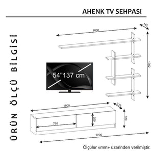 TV Unit Ahenk - White