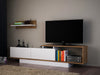 TV Unit Asos - White, Walnut