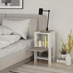 Nightstand Ema - White Light Mocha