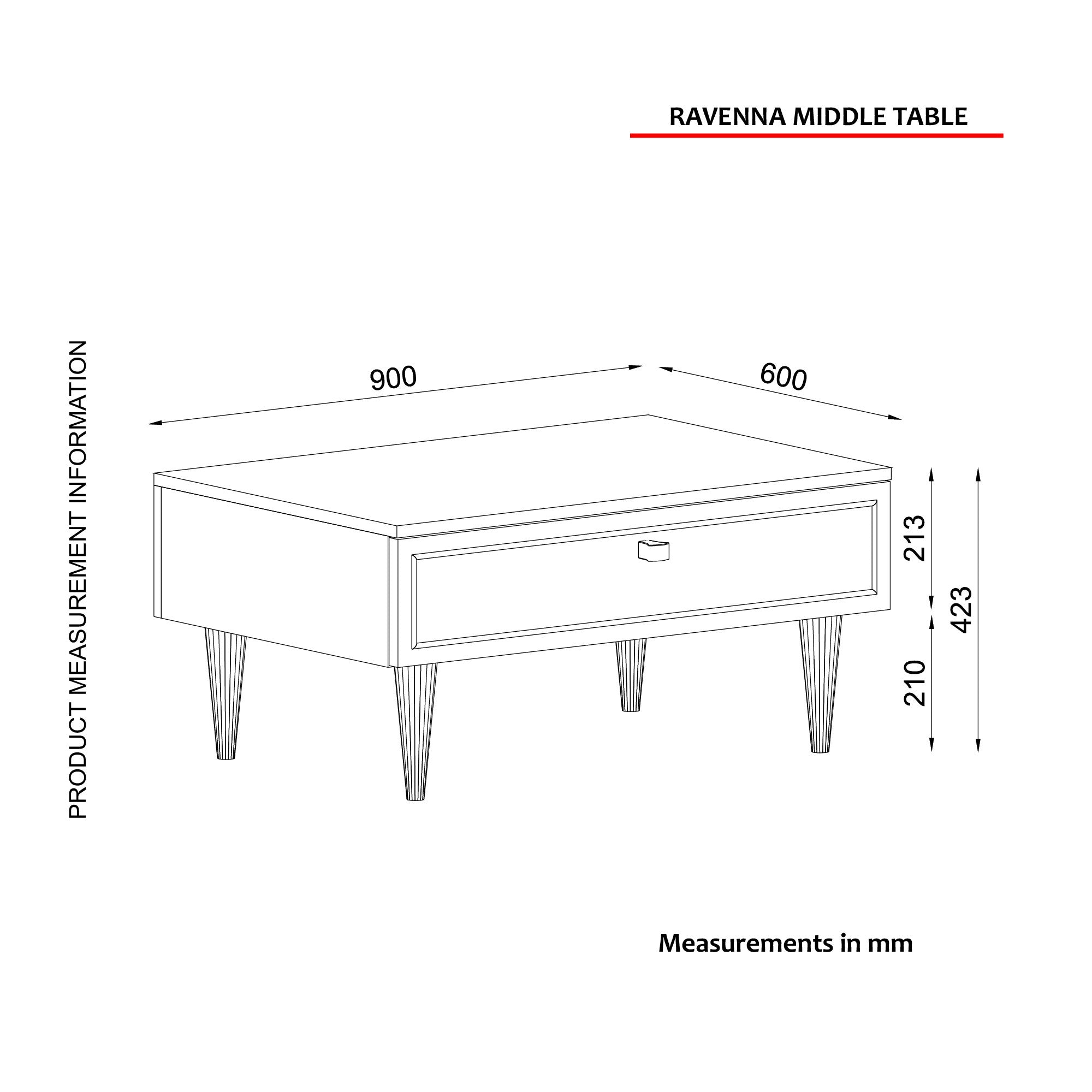 Coffee Table Ravenna - White