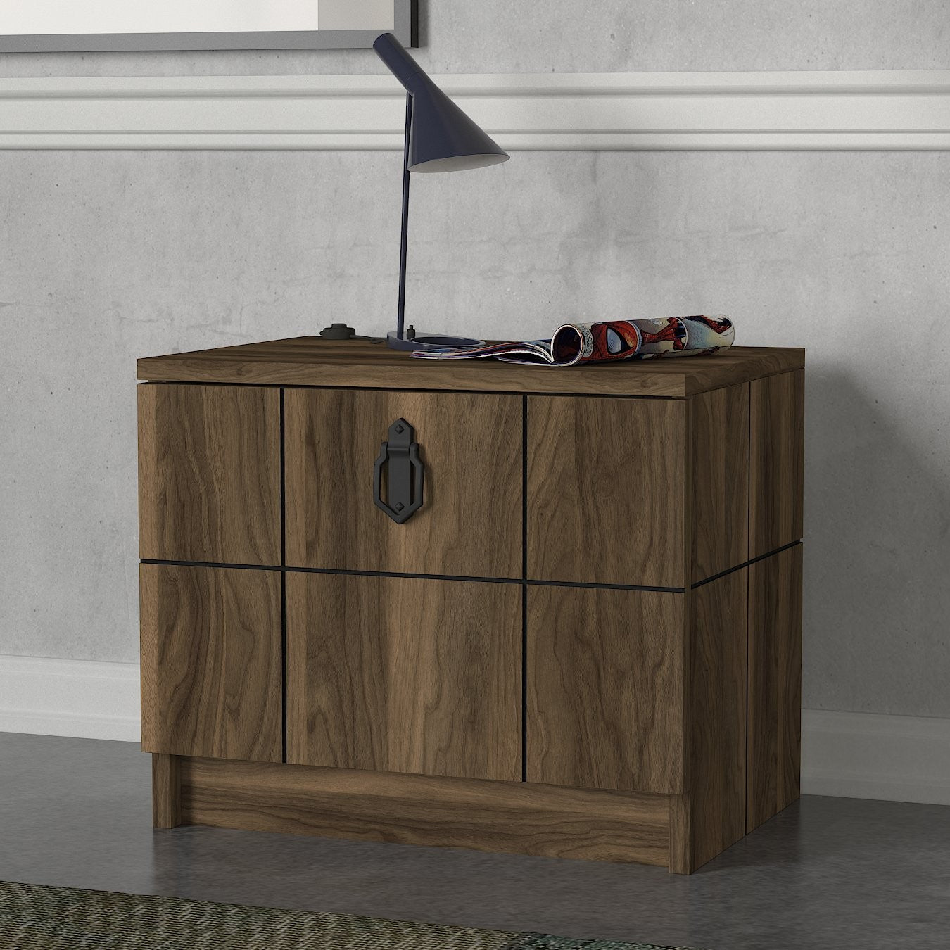 Nightstand Lost - Walnut