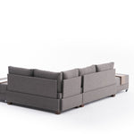 Fly Corner Sofa Bed Right - Claret Red