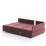 Fly Corner Sofa Bed Right - Claret Red