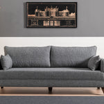 Bella Sofa For 3 Pr - Grey