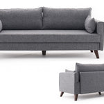 Bella Sofa For 3 Pr - Grey