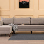 Bella Corner Sofa Left 1 - Cream