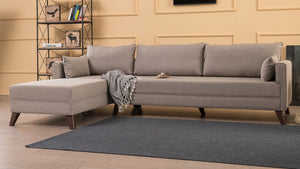 Bella Corner Sofa Left 1 - Cream