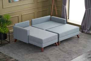 Bella Mini Corner Sofa Left - Anthracite