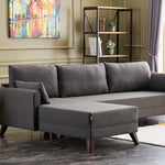 Bella Corner Sofa Left 1 - Cream