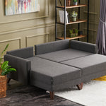 Bella Mini Corner Sofa Left - Anthracite