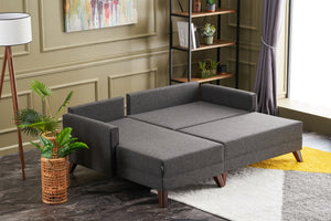 Bella Mini Corner Sofa Left - Anthracite