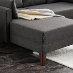 Bella Mini Corner Sofa Left - Anthracite