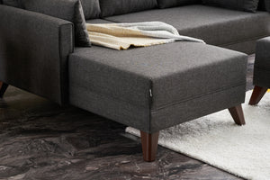 Bella Mini Corner Sofa Left - Anthracite