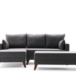 Bella Mini Corner Sofa Left - Anthracite