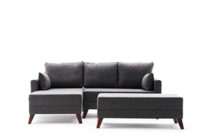 Bella Mini Corner Sofa Left - Anthracite