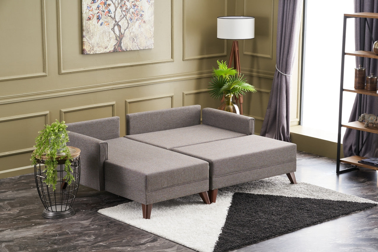 Bella Mini Corner Sofa Left - Anthracite