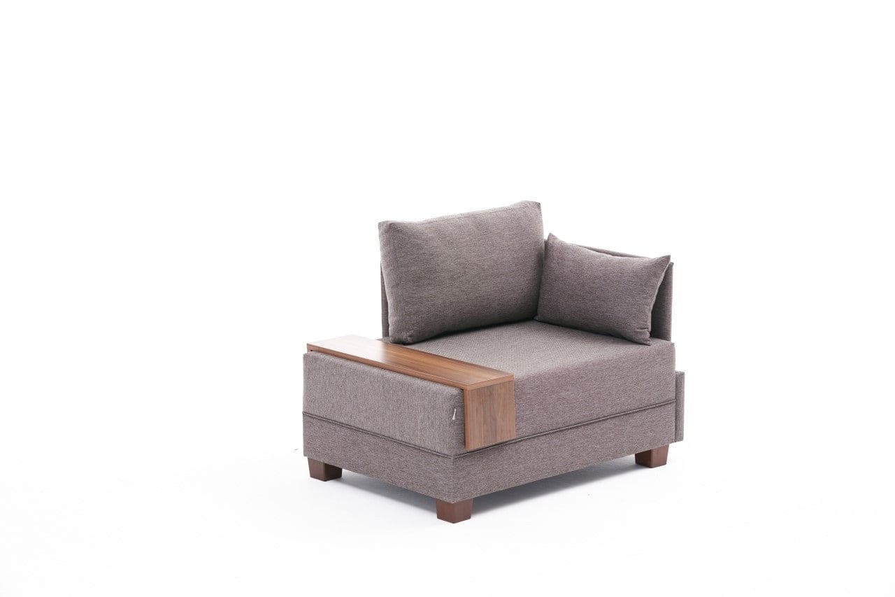 Fly Armchair Left - Grey